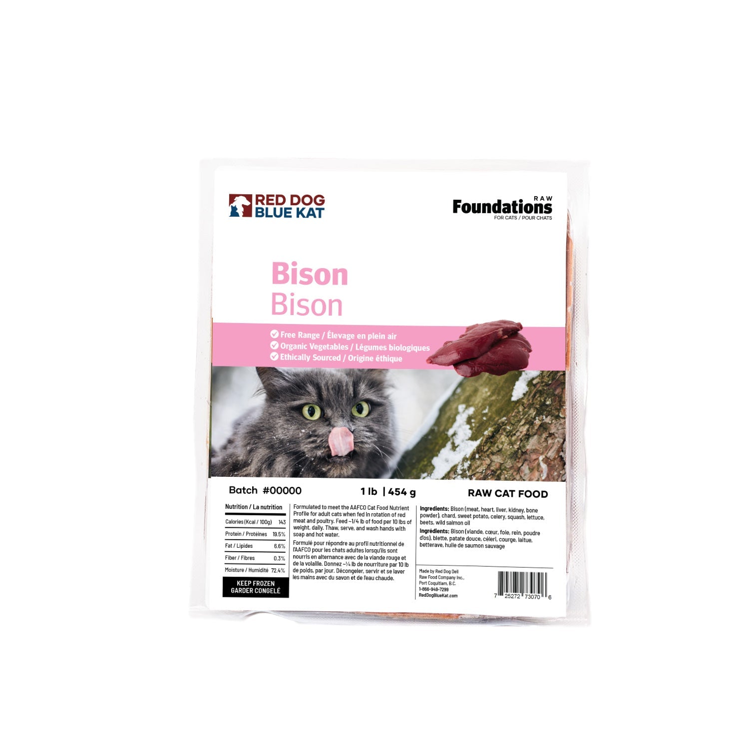 Blue bison sale cat food